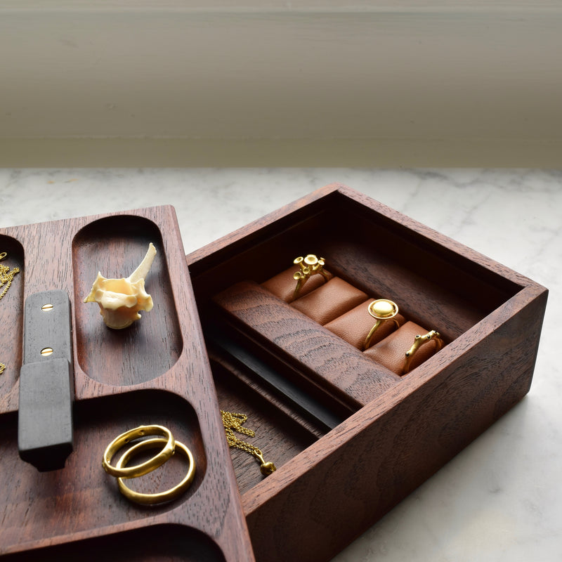 Walnut Jewelry Organizer