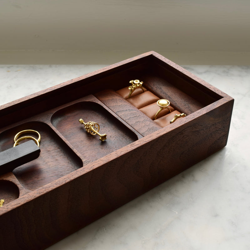 Walnut Jewelry Organizer