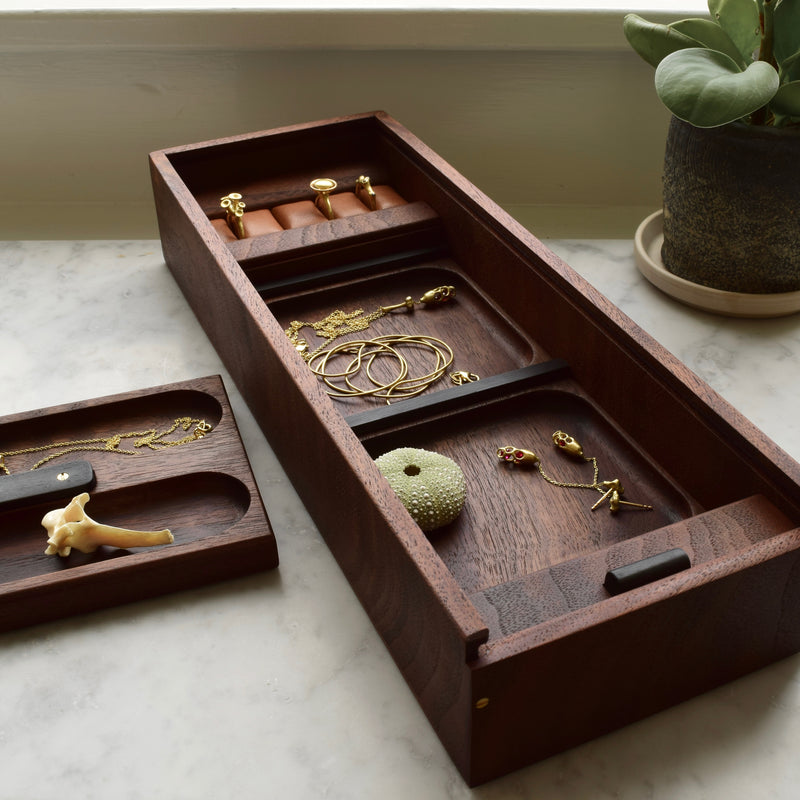 Walnut Jewelry Organizer