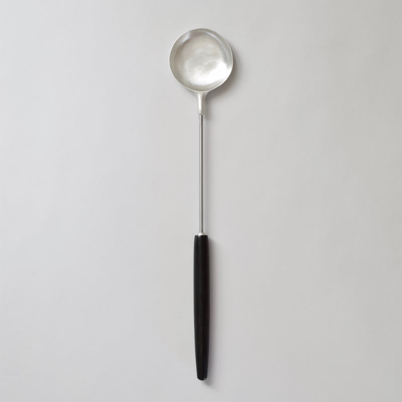 Silver Spoon with Ebony Handle