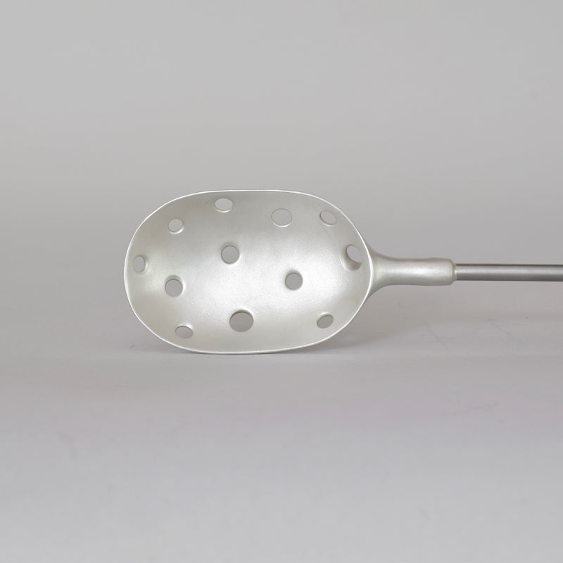 Cast Silver Spoon with Maple Handle. One-of-a kind and available at Ninos Studio. 