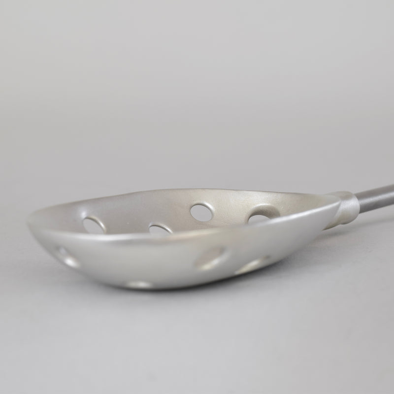 Cast Silver Spoon with Maple Handle. One-of-a kind and available at Ninos Studio. 