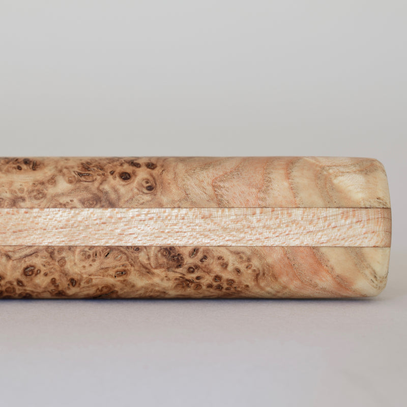 Elm Burl & Maple Cheese Knife