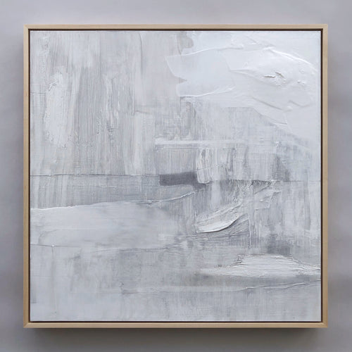 Abstract Monochromatic Mixed Media Painting by Ninos Studio. Scape 2.