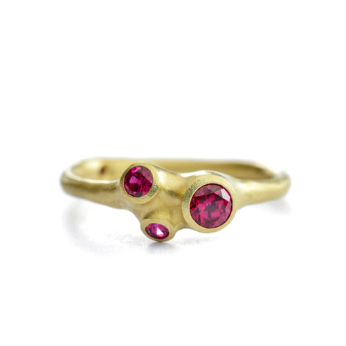 Ruby Barnacle Ring #3