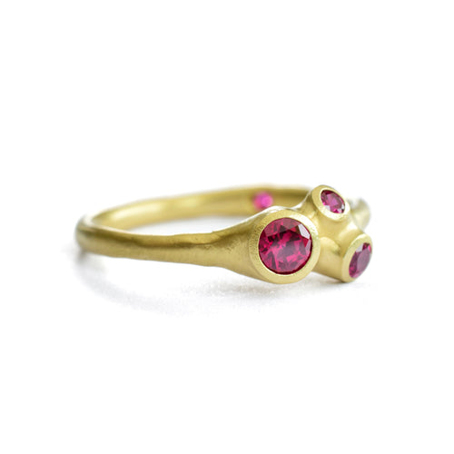 Ruby Barnacle Ring #3