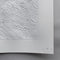 Textured White on White Abstract Art on Paper by Ninos Studio