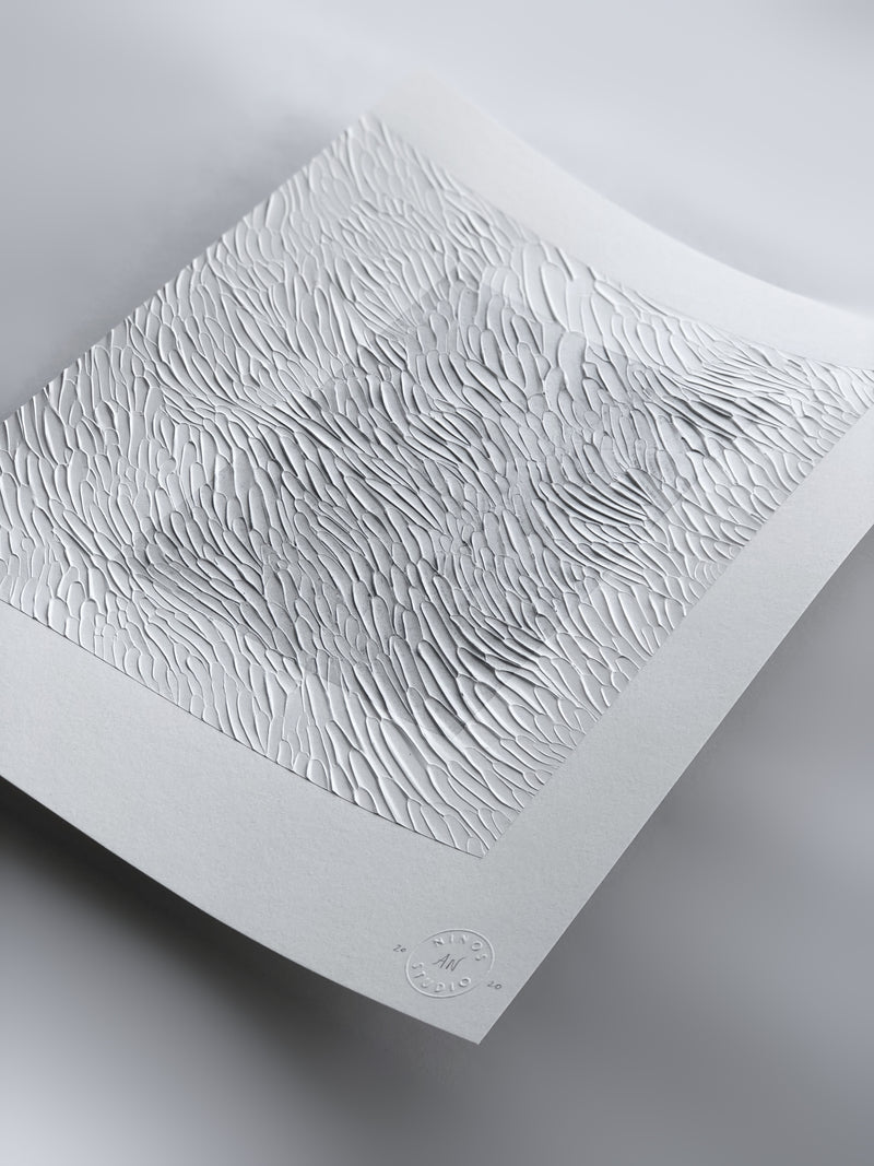 Textured Monochromatic Art by Ninos Studio