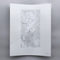 Textured Minimal Monochromatic Abstract Art on Paper by Ninos Studio