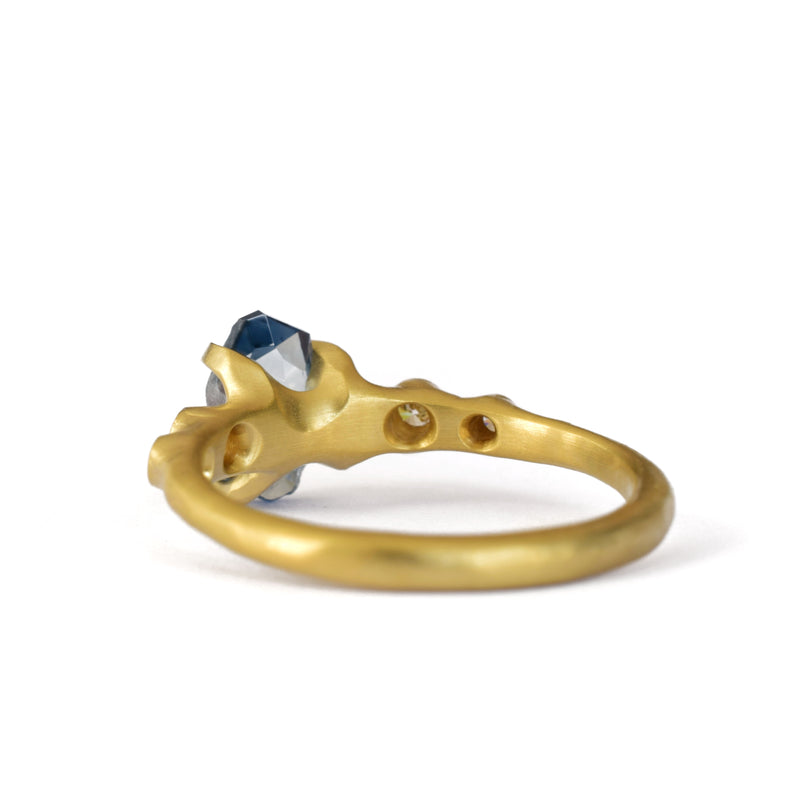 Montana Sapphire Rough Luxe Ring