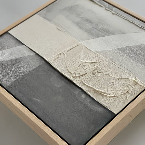 Ninos Studio - Groundwork 17, 13x13 inches in a Maple Frame