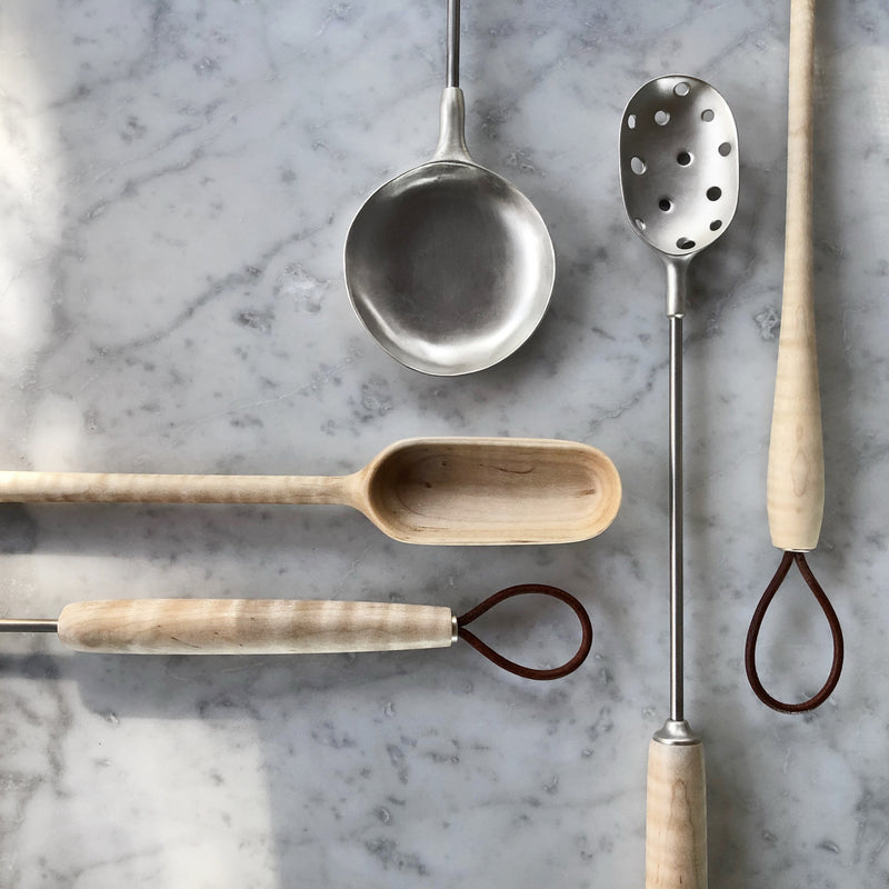 Silver Spoon with Ebony Handle