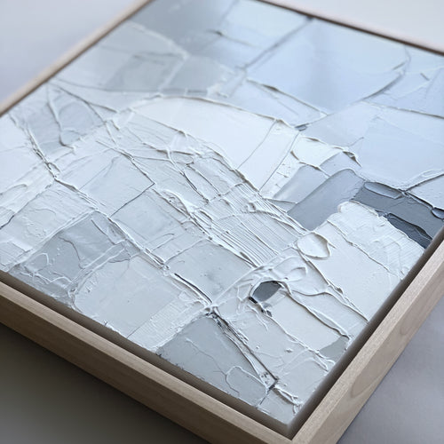 Textured Minimal Modern Art by Ninos Studio