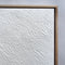 White on White Textural Painting by Ninos Studio