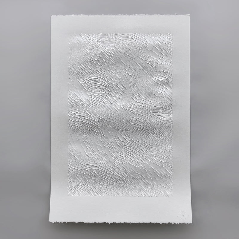 White on White Textured Art by Ninos Studio