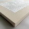 White Textured Painting on Raw Canvas by Ninos Studio