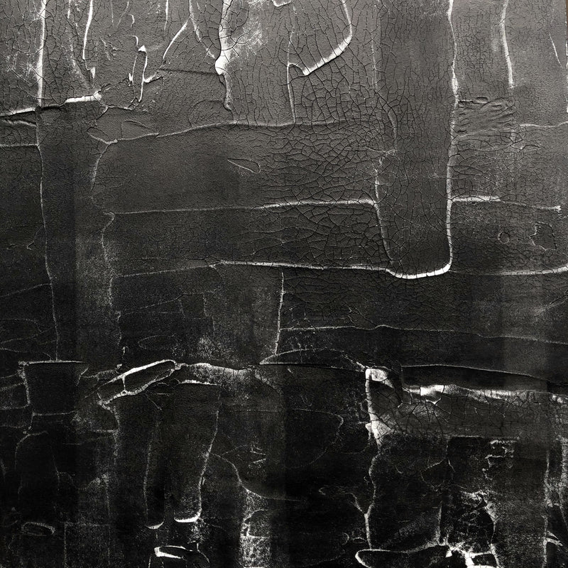 Black and White Abstract Textural Art by Ninos Studio