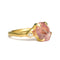Pink Garnet Rough Luxe Ring #2