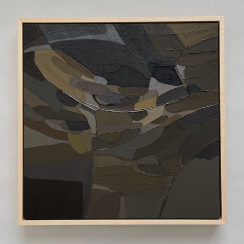 Aerial 30, Textured Mixed Media Painting - Copyright 2022 Ninos Studio