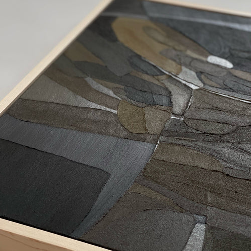 Aerial 30, Textured Mixed Media Painting - Copyright 2022 Ninos Studio