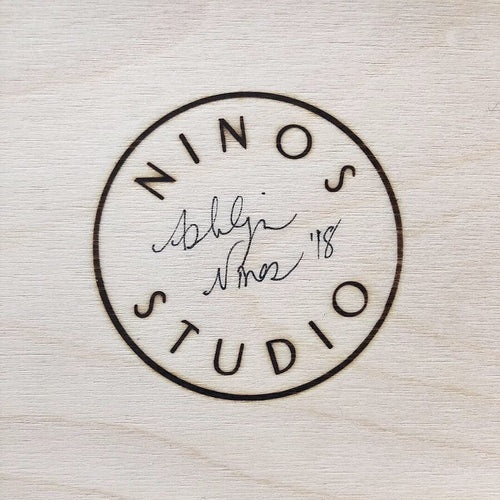 Patch. Textured Mixed Media Painting.