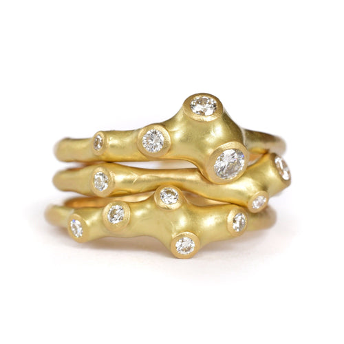 Barnacle Ring Stack #3, Ninos Studio.