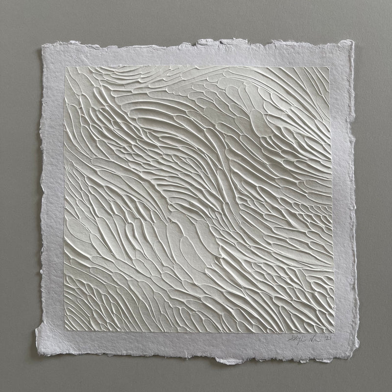 Ninos Studio - Current Series Textural Study on Handmade Paper