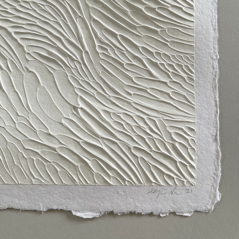 Ninos Studio - Current Series Textural Study on Handmade Paper