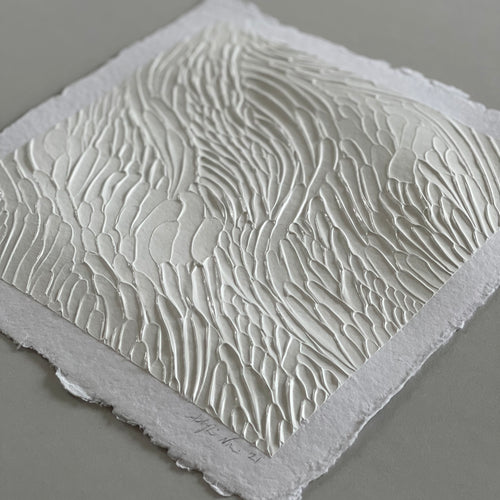 Ninos Studio - Current Series Textural Study on Handmade Paper