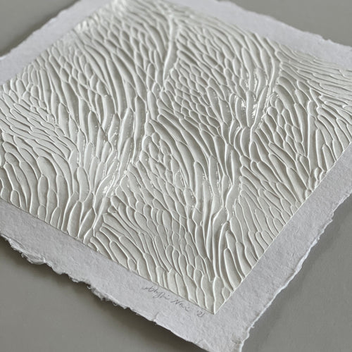 Ninos Studio - Current Series Textural Study on Handmade Paper
