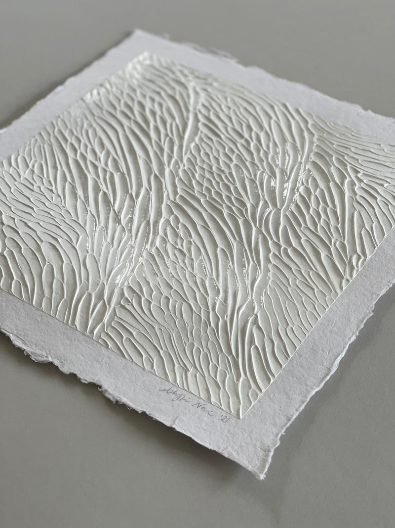 Ninos Studio - Current Series Textural Study on Handmade Paper