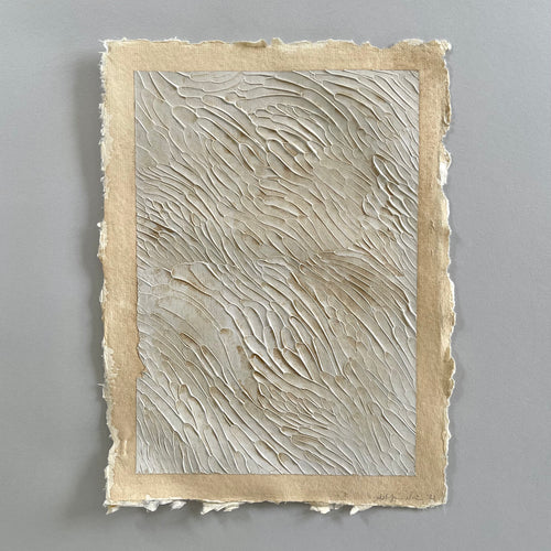 Ninos Studio - Current Series Textural Study on Handmade Paper