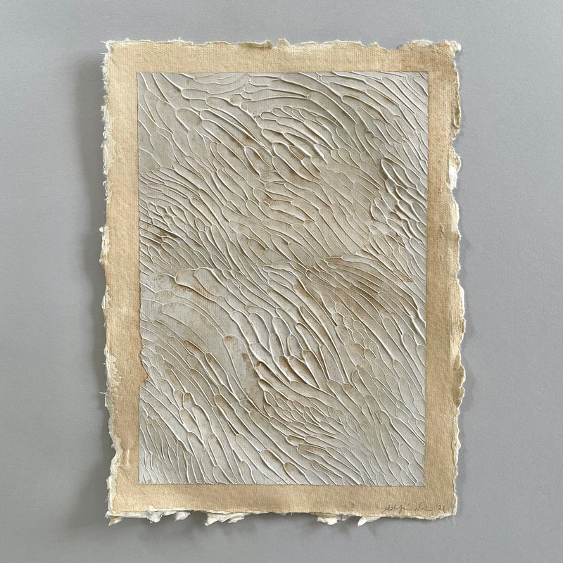 Ninos Studio - Current Series Textural Study on Handmade Paper