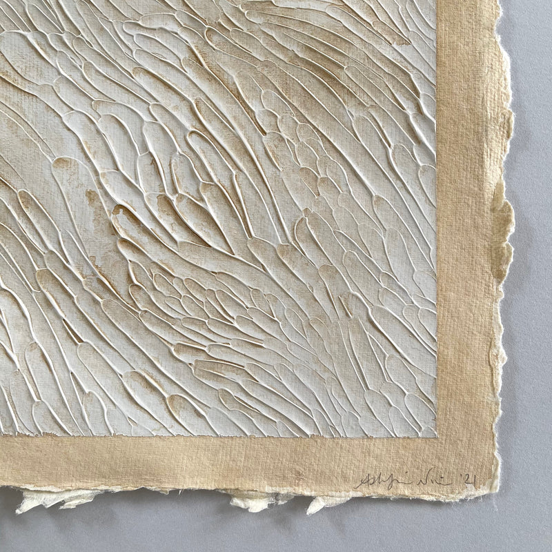 Ninos Studio - Current Series Textural Study on Handmade Paper