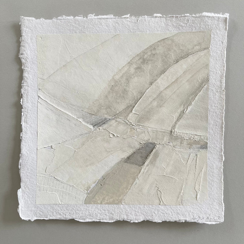 Ninos Studio - Aerial Series Textural Study on Handmade Paper