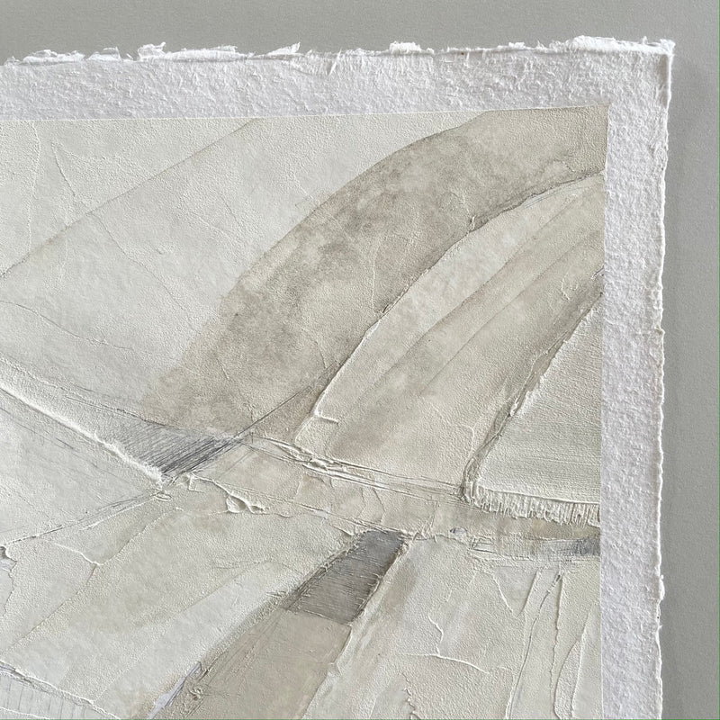 Ninos Studio - Aerial Series Textural Study on Handmade Paper