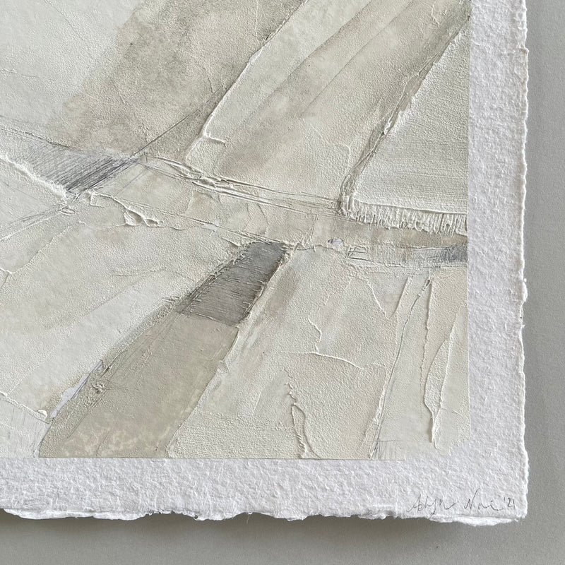 Ninos Studio - Aerial Series Textural Study on Handmade Paper