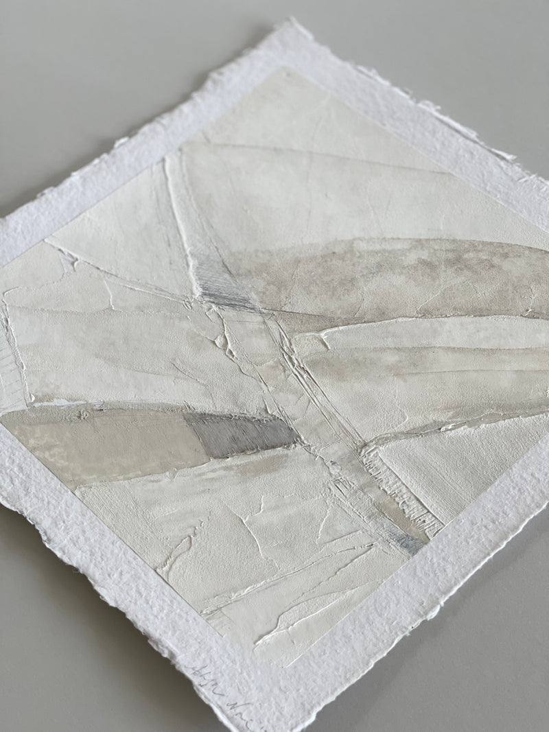 Ninos Studio - Aerial Series Textural Study on Handmade Paper