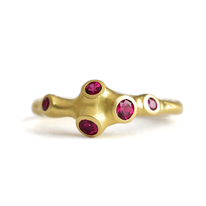 Ruby Barnacle Ring #1