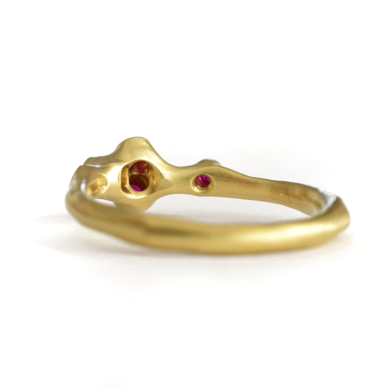 Ruby Barnacle Ring #1