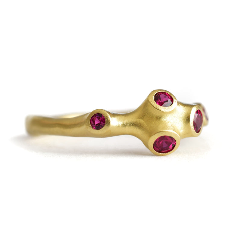 Ruby Barnacle Ring #1