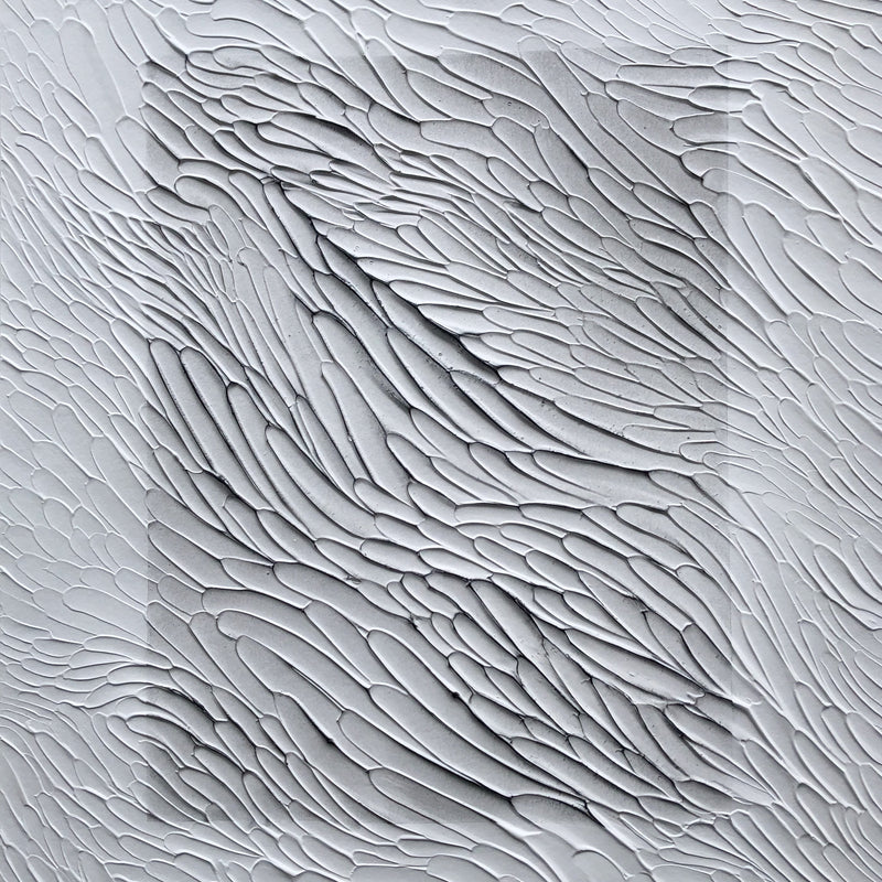 Textured Abstract Art Study on Paper by Ninos Studio.