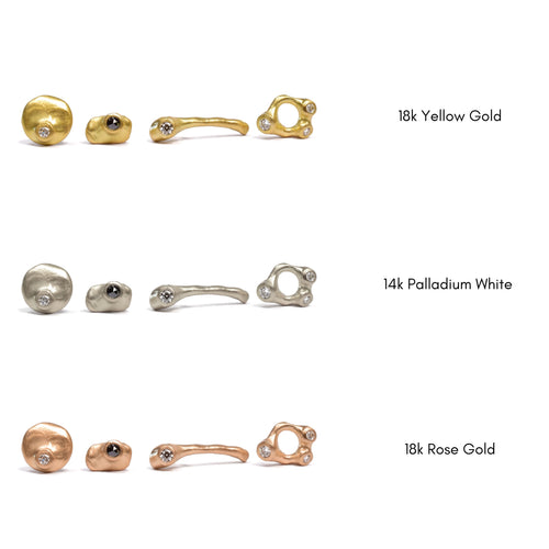 Post Earrings, Set of 4