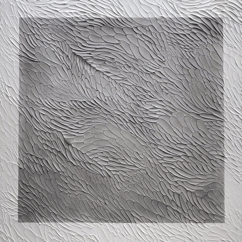 Textural Monochromatic Painting, Current Series by Ninos Studio. 